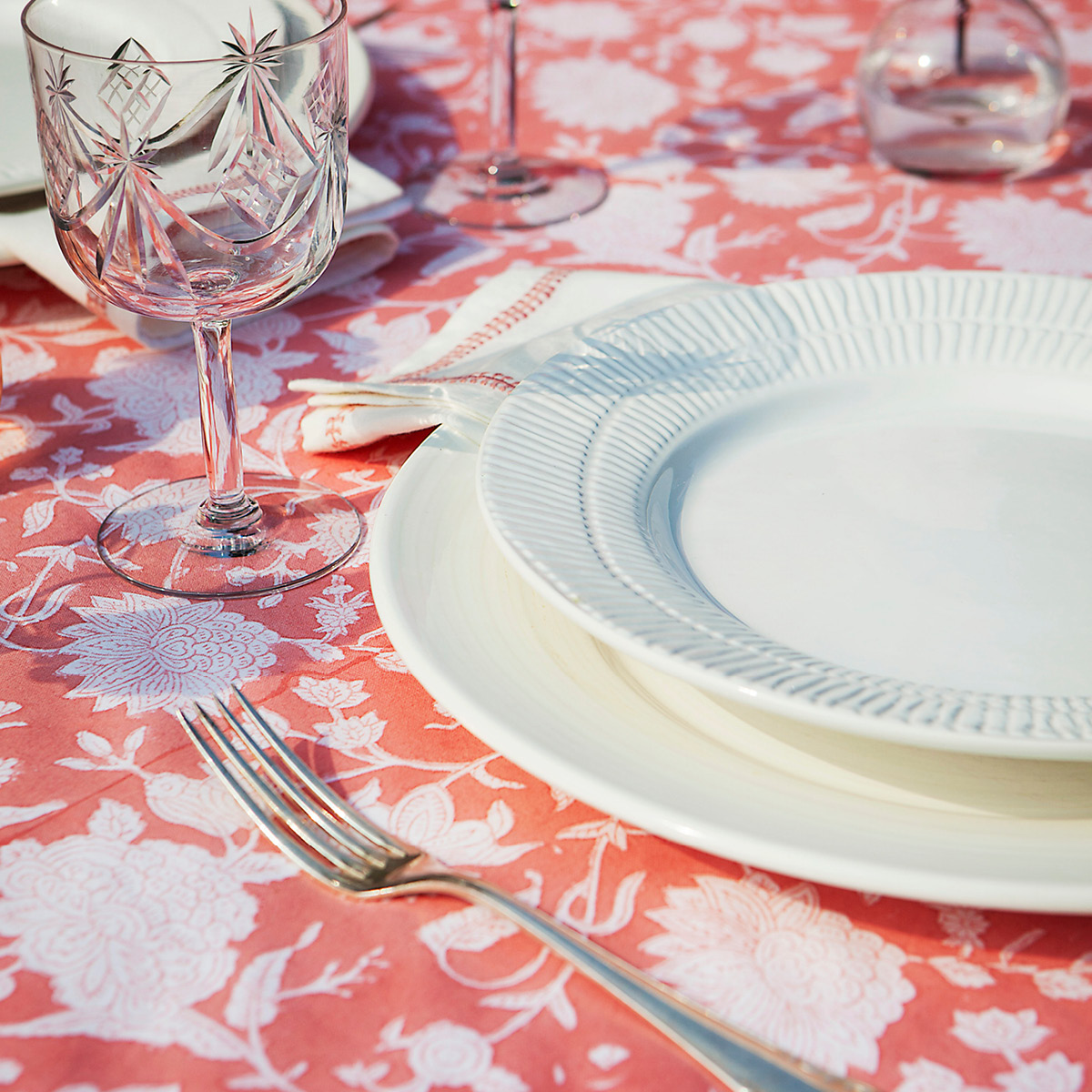 Chamois Indian Rose duk 170x270 cm lantana rose