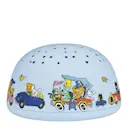 Bamse nattlampa med stjärnhimmel och musik