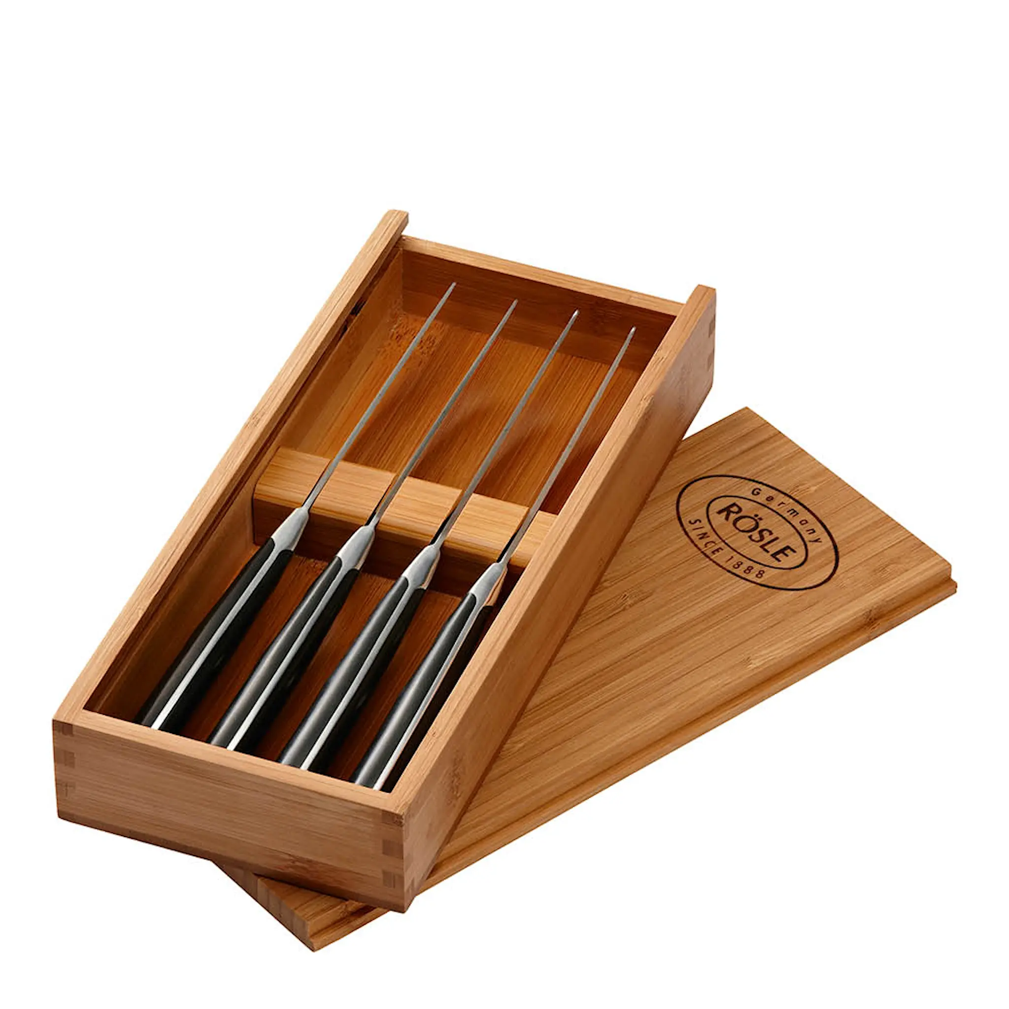 Rösle Grillkniv 24 cm 4-pack rostfritt stål