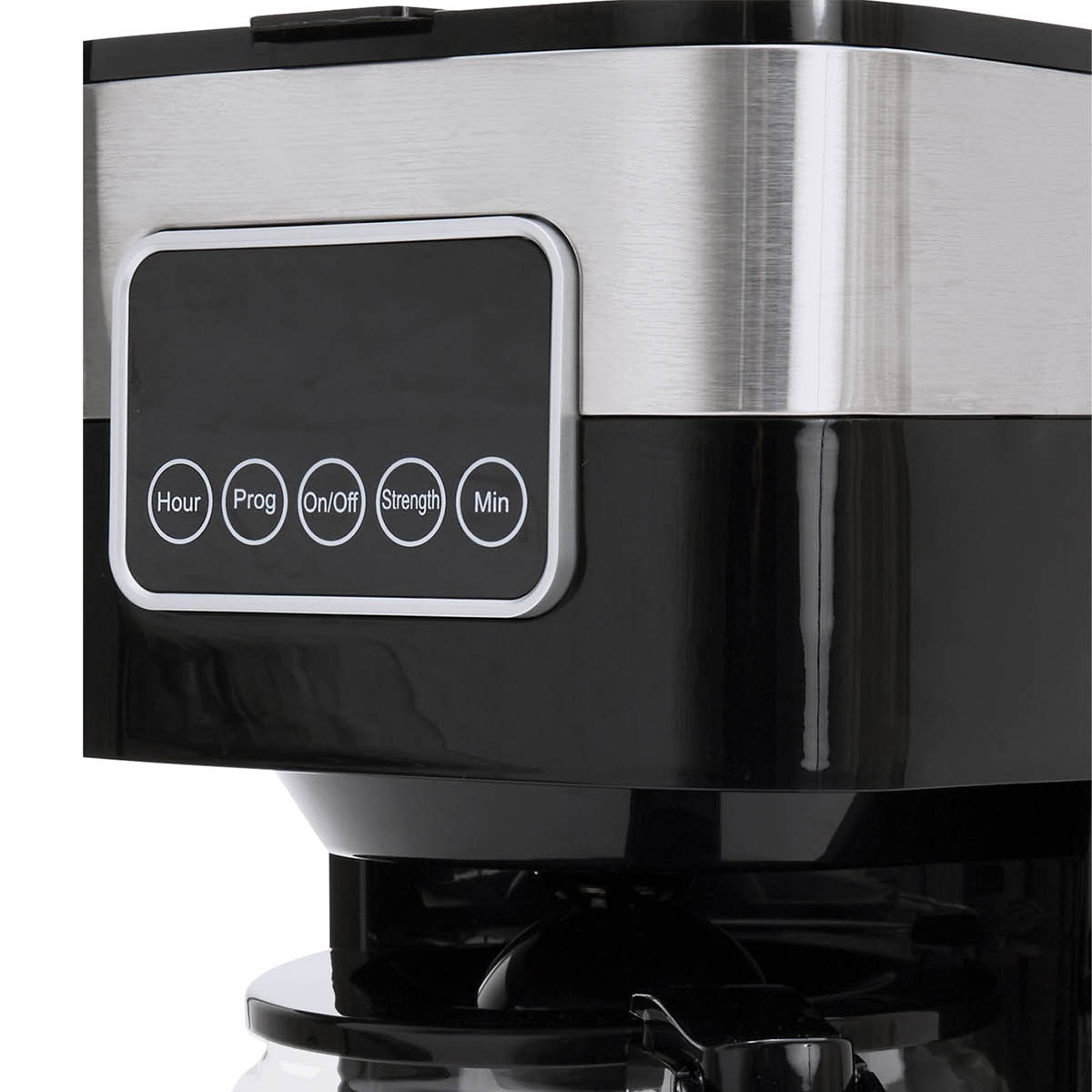 CHAMPION Kaffebryggare digital 12-koppar/1,5 L KB400 rostfri