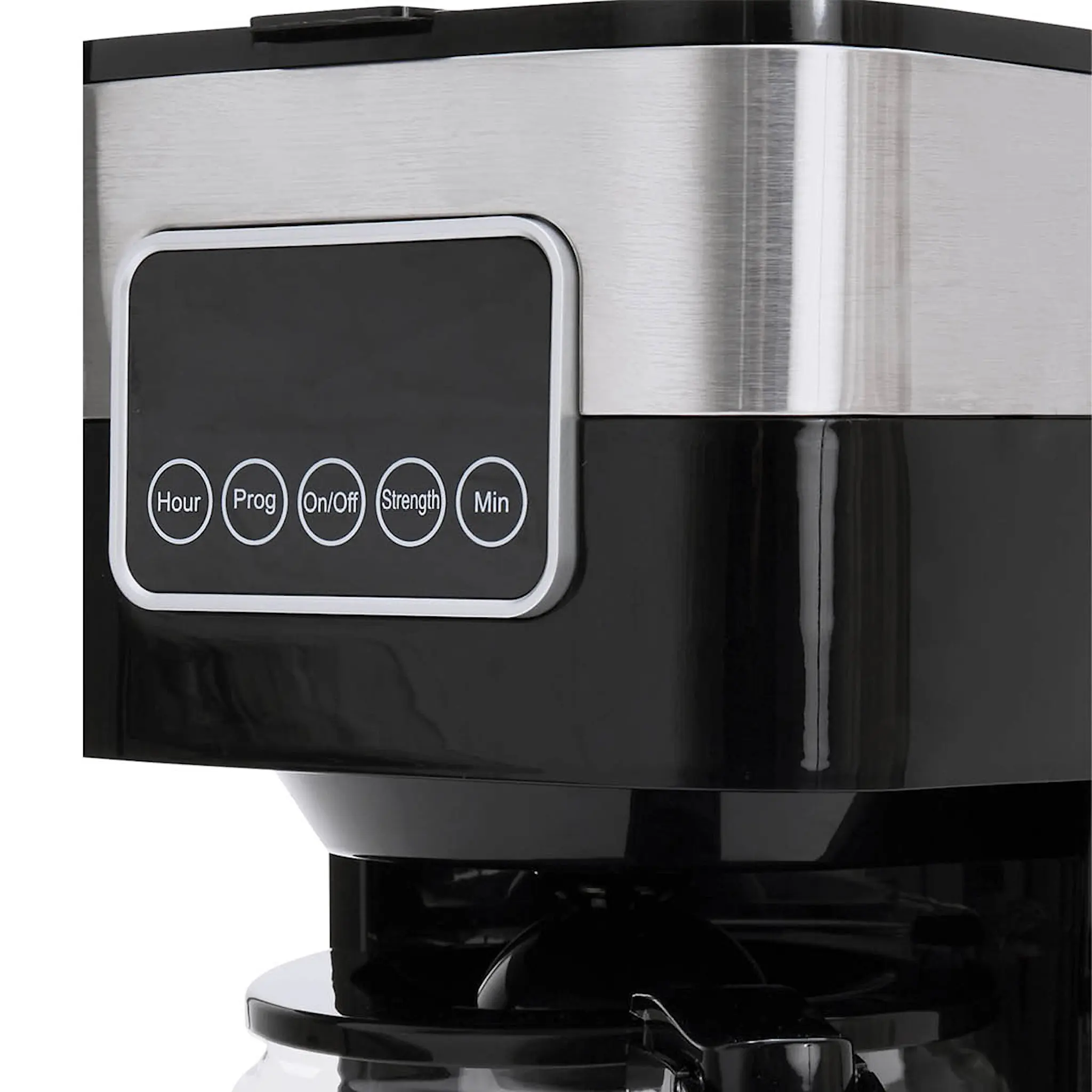 CHAMPION Kaffebryggare digital 12-koppar/1,5 L KB400 rostfri
