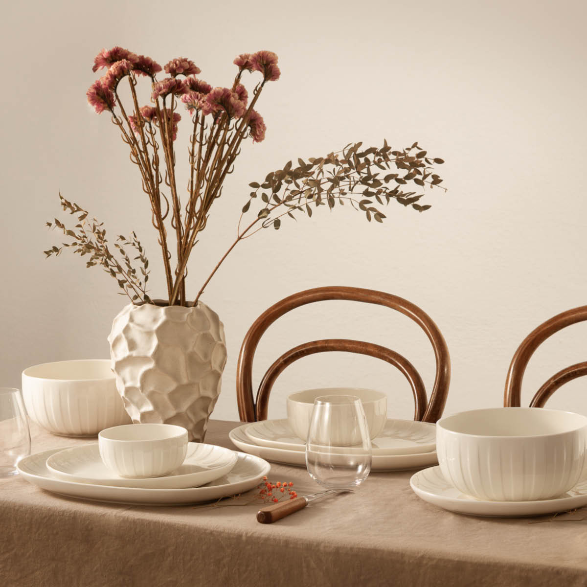 Stiernholm Senja skål 20 cm hvit