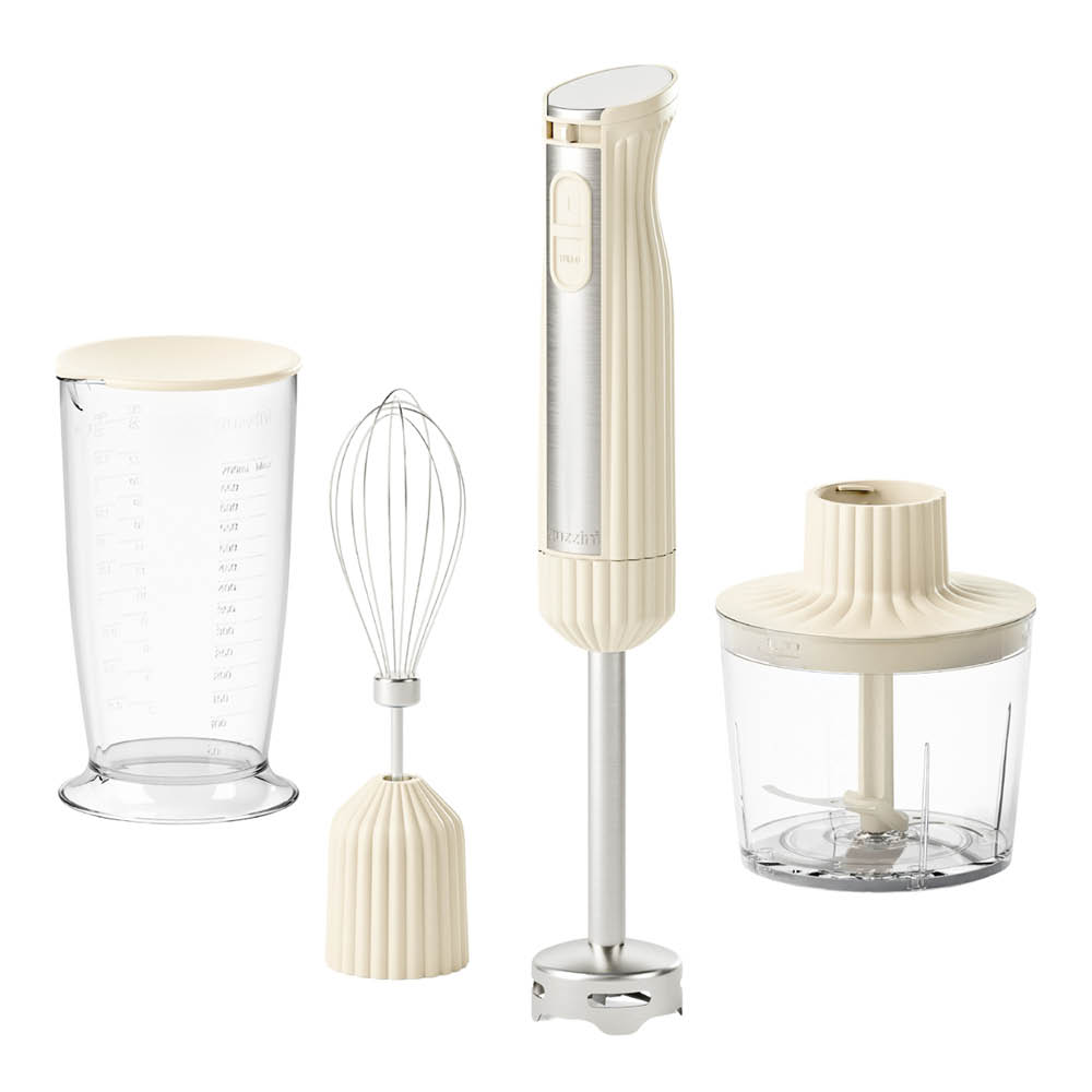 Guzzini Sous Chef stavmixer med tillbehör 600W cream