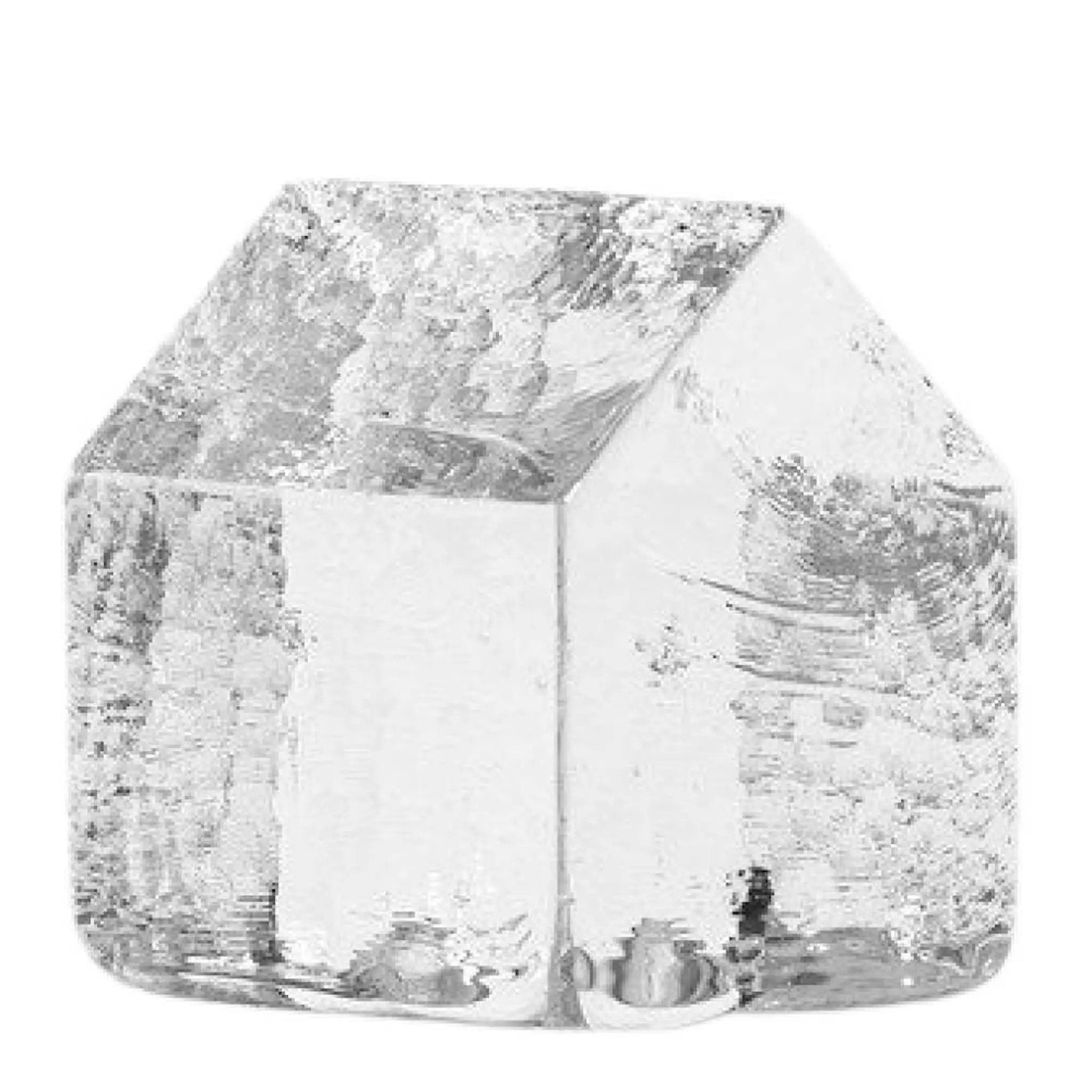 Kosta Boda Kosta Koriste Talo 7,8 cm Kirkas