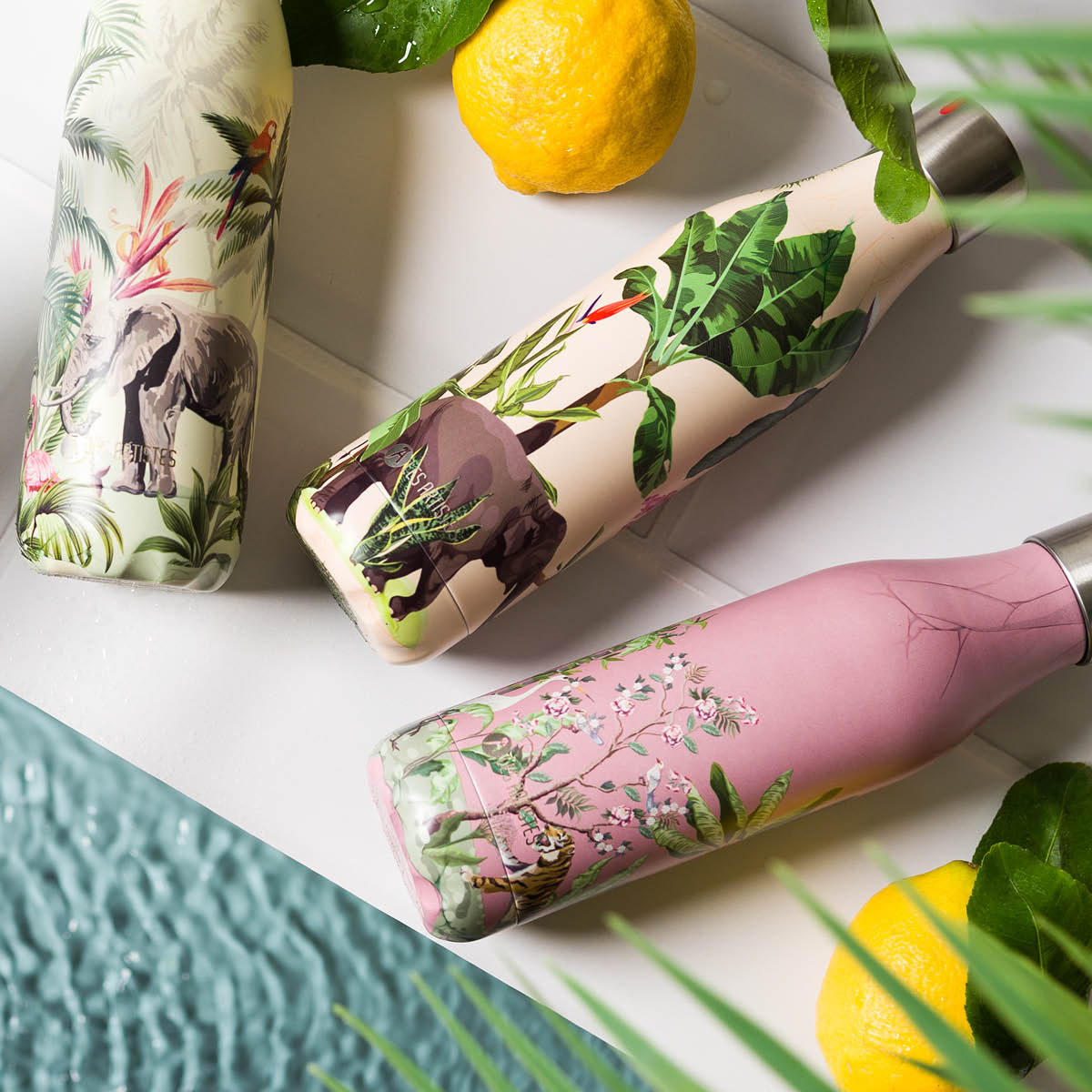 Les Artistes Bottle Up Design Termosflaska 0,5 L Tropiska Djur