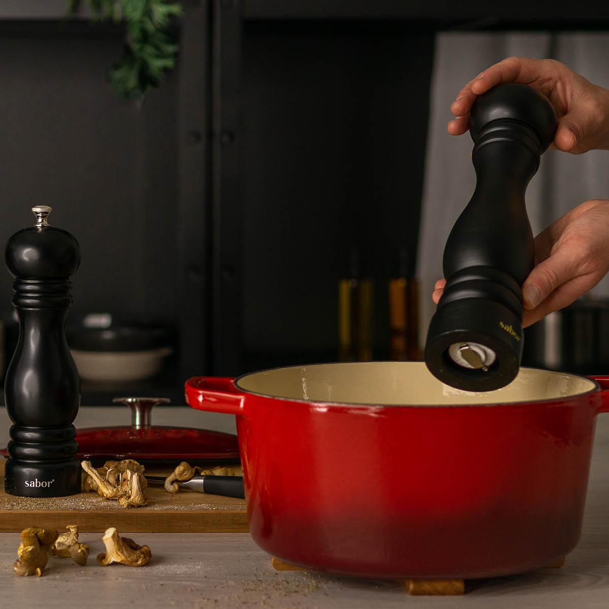 Sabor Pepparkvarn 30 cm Matt Svart