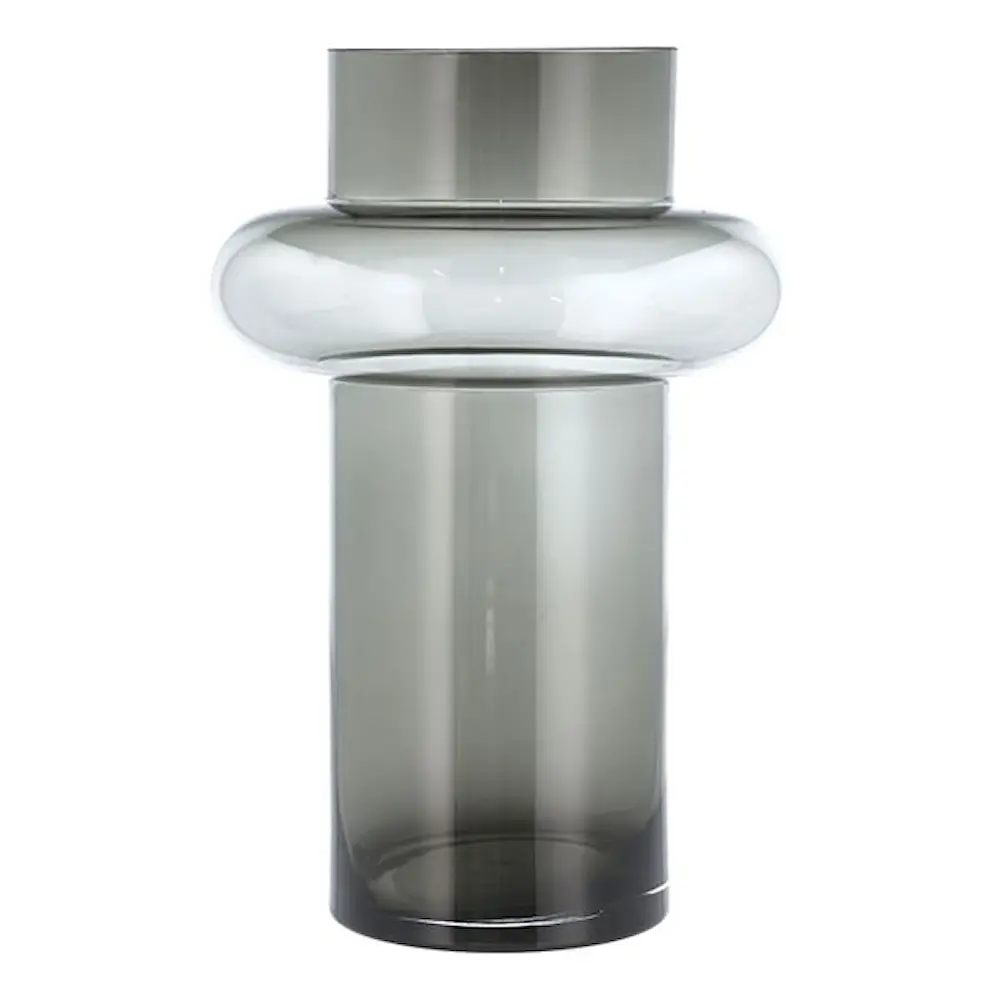 Tube Maljakko 40 cm Smoke Glass