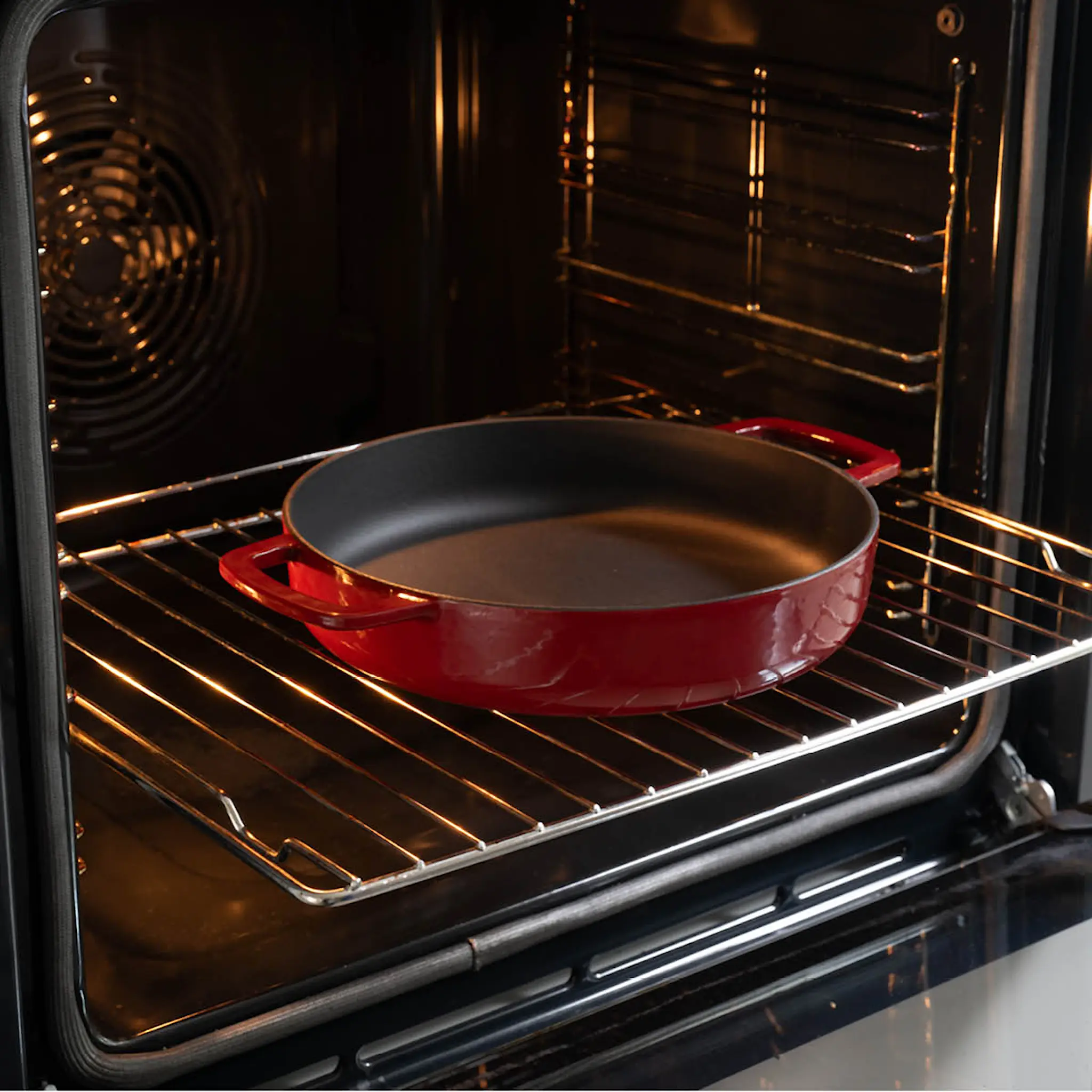 Combekk Emaloitu Valurautapannu 28 cm Bordeaux