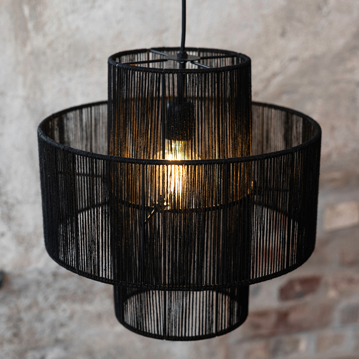 Markslöjd Soga taklampa 40 cm svart