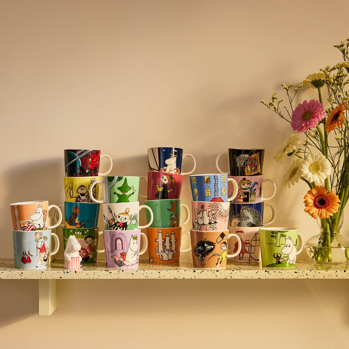 Moomin Arabia Muminmugg Mårran Blå