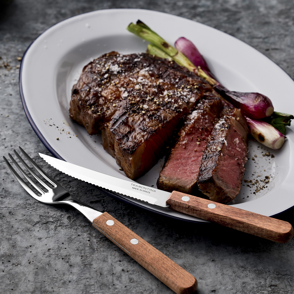 Tramontina Biffbestikk 12 deler jatoba tre/stål