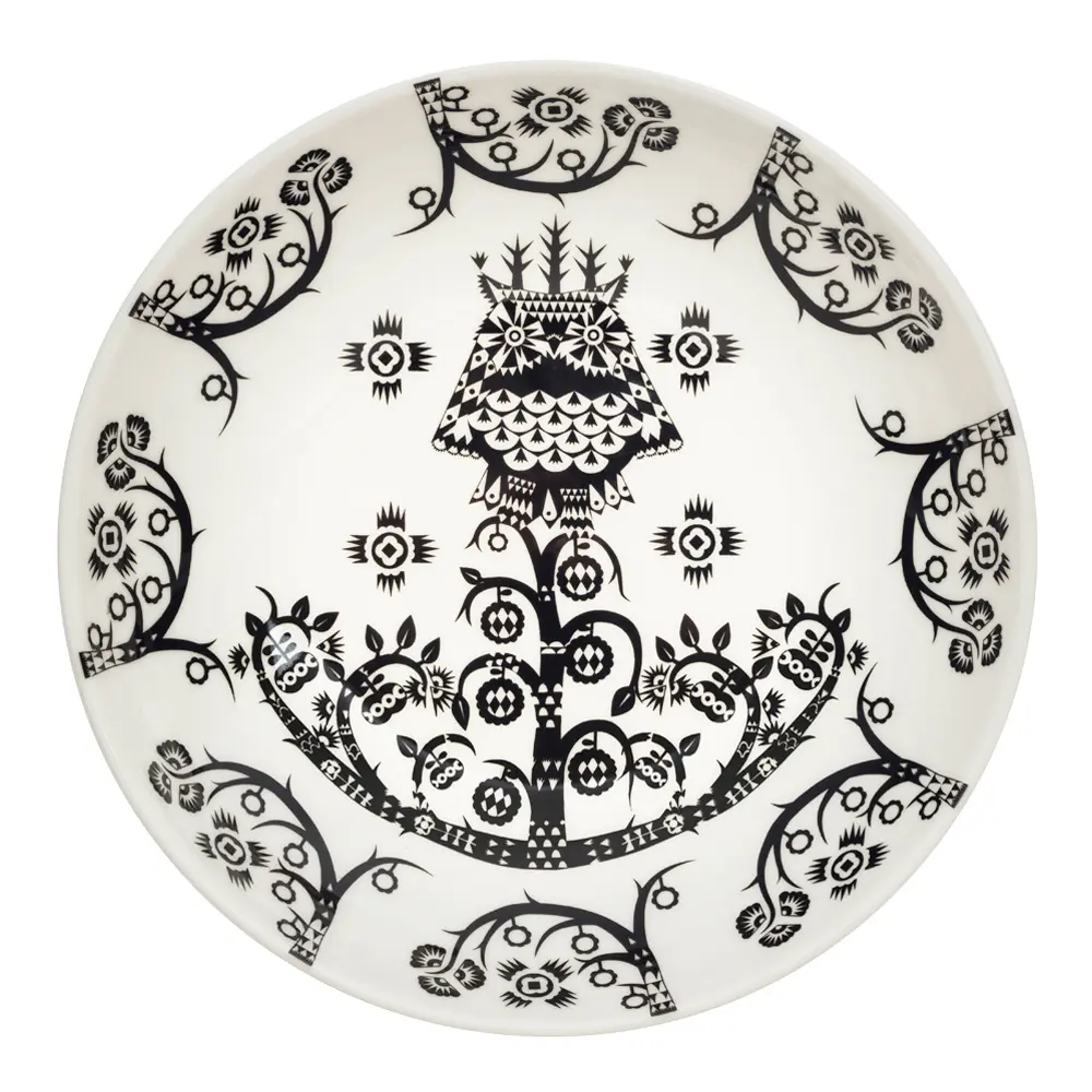 Taika Syvä lautanen 20 cm Musta