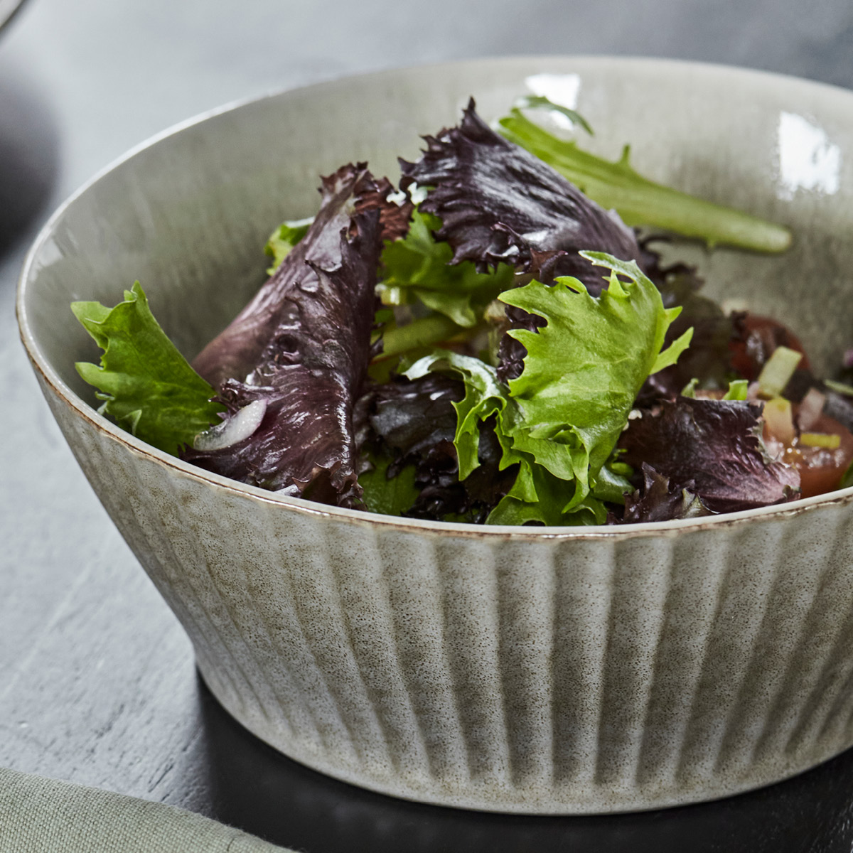 House Doctor Pleat Kulho 19 cm Harmaa/Ruskea