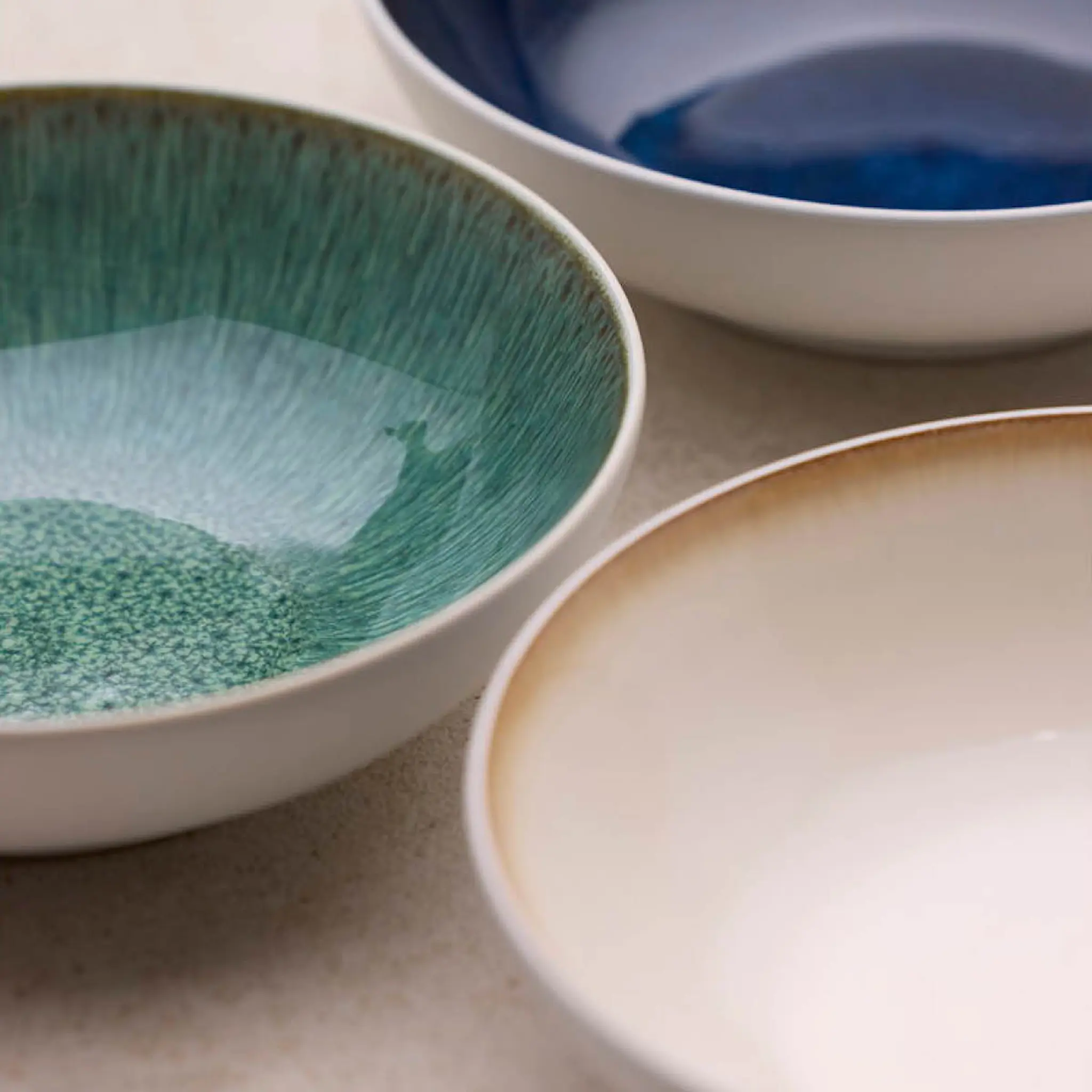 Bitz Gastro pastatallrik 20 cm vit/gräddvit