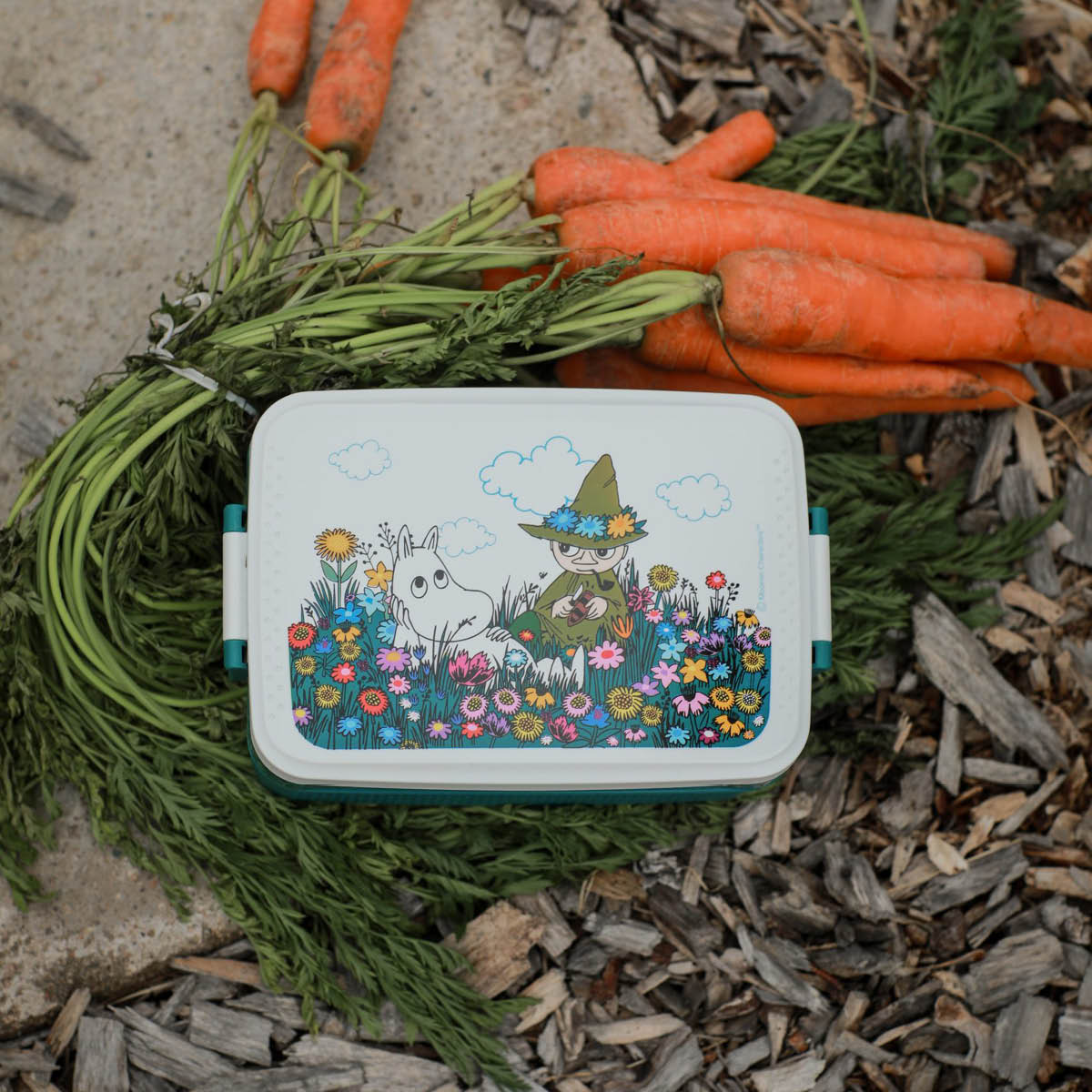 Rätt Start Mumin matlåda Äng grön