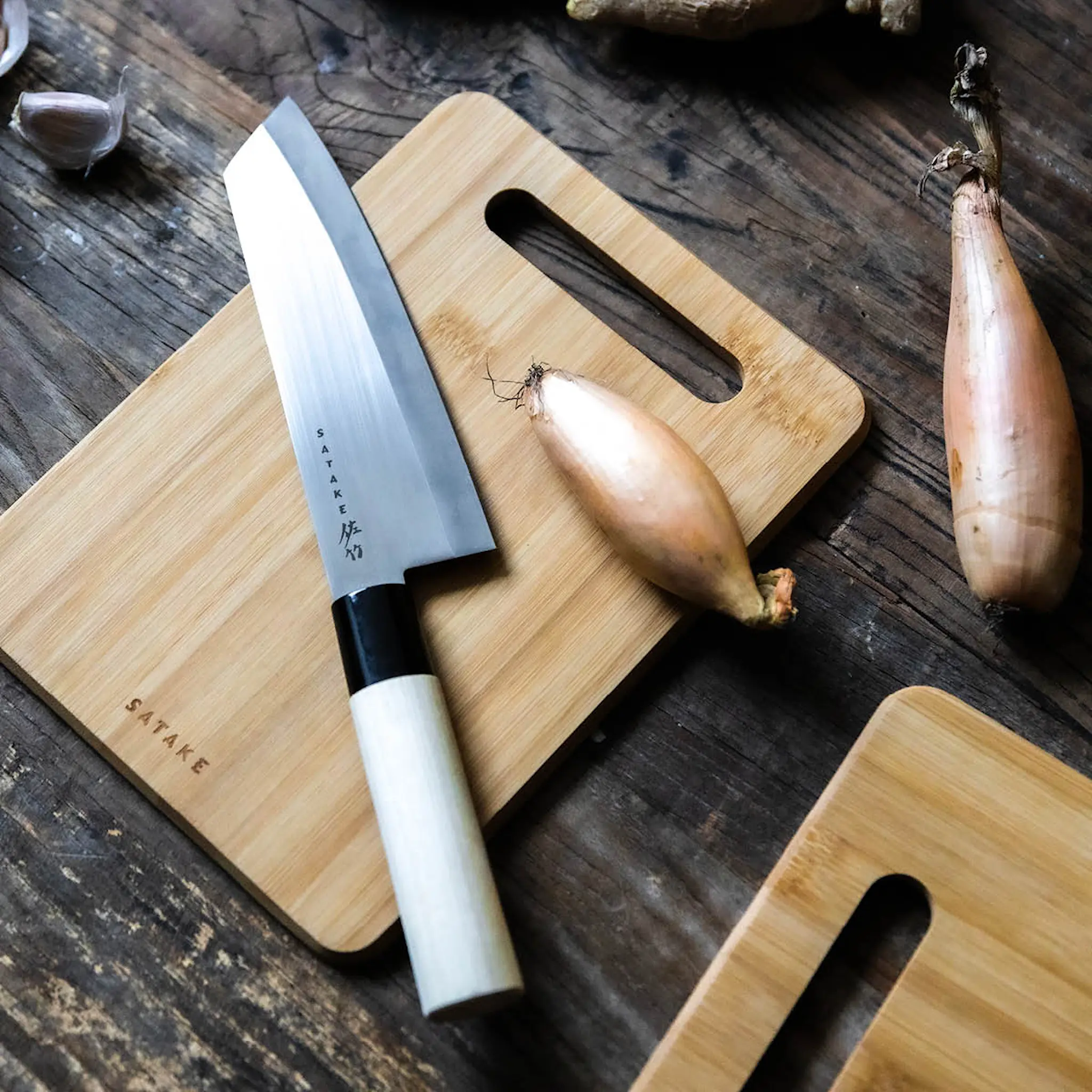 Satake Leikkuulauta 2 osaa Bambu