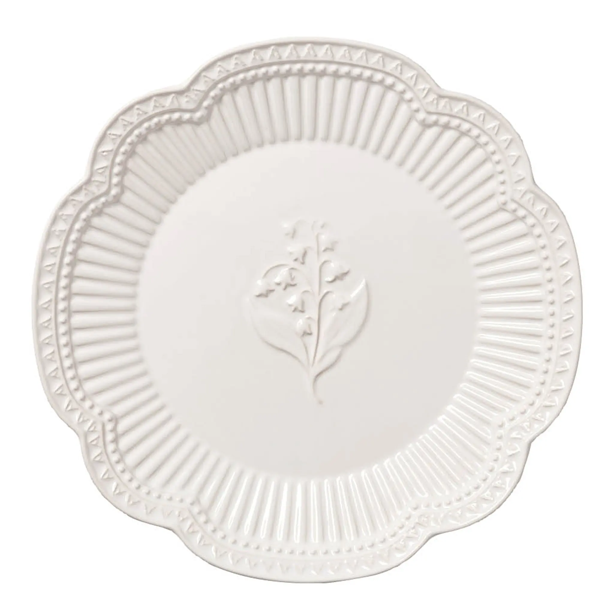 Von Norten Arabelle Lautanen 28,5 cm Valkoinen