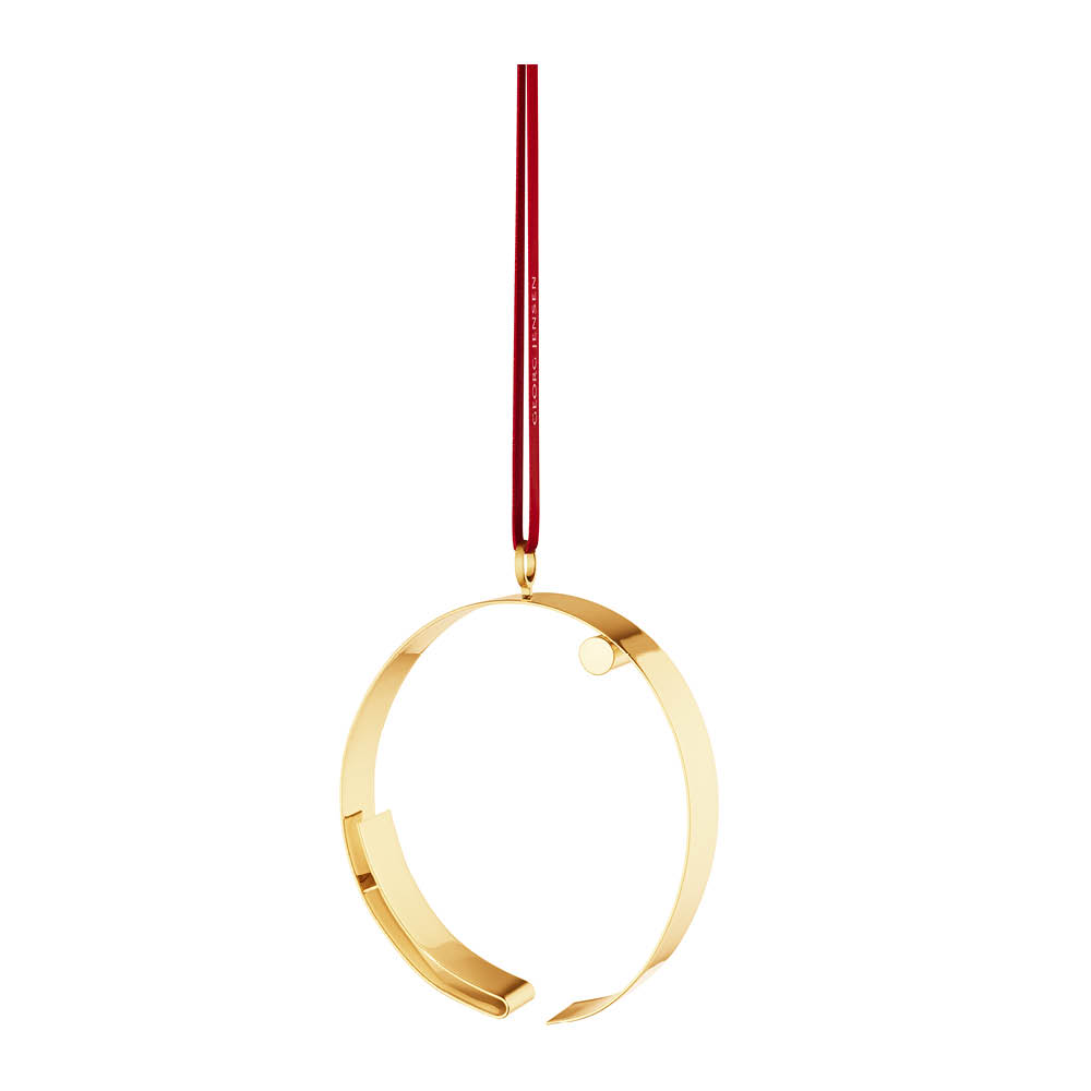 Georg Jensen Ornament pyntebokstav O gull