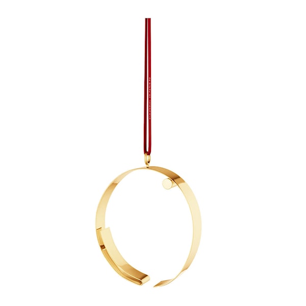 Ornament prydnadsbokstav O guld