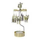 Moose in Love änglaspel 16 cm guld