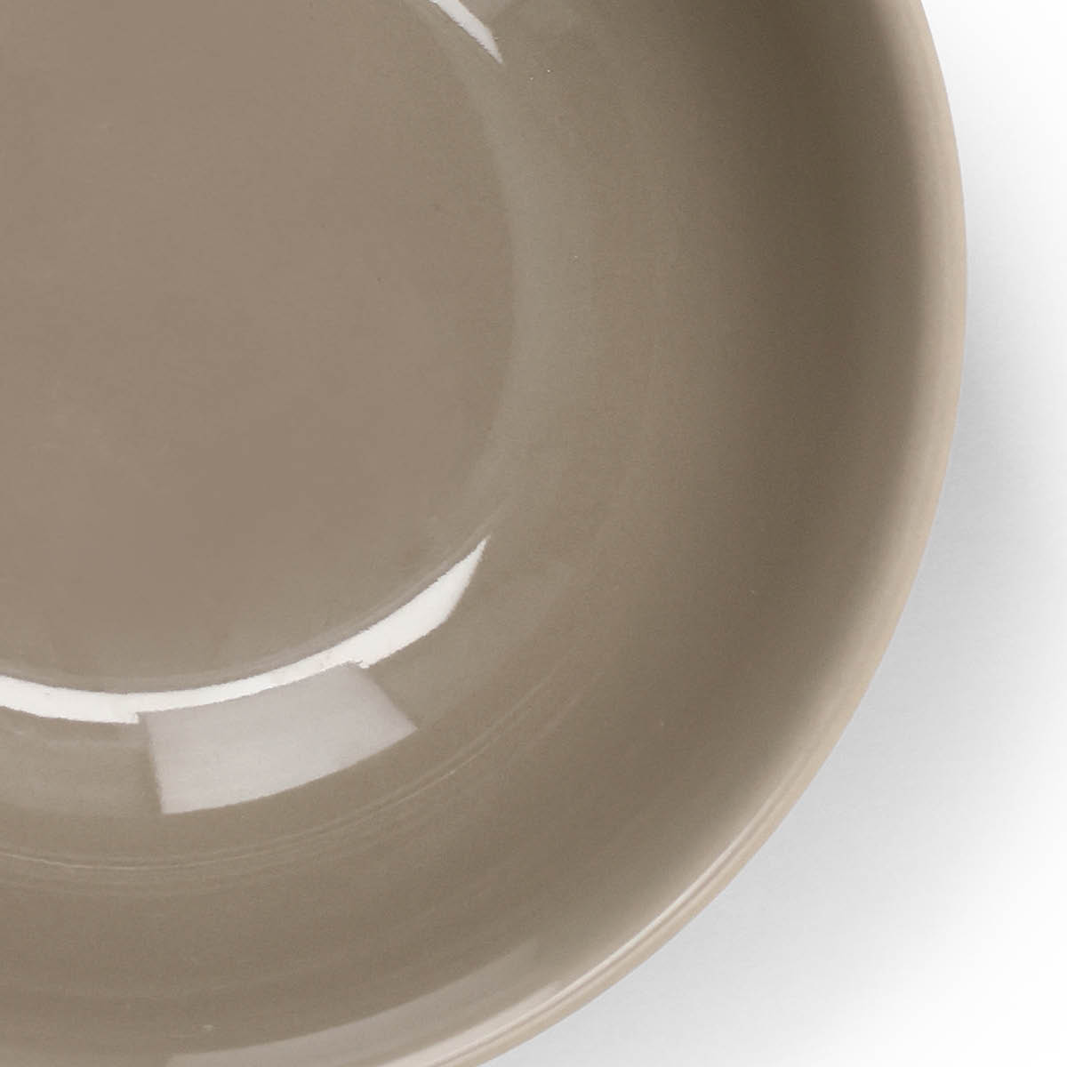 Lyngby Porcelæn Rhombe Earth skål 13 cm clay