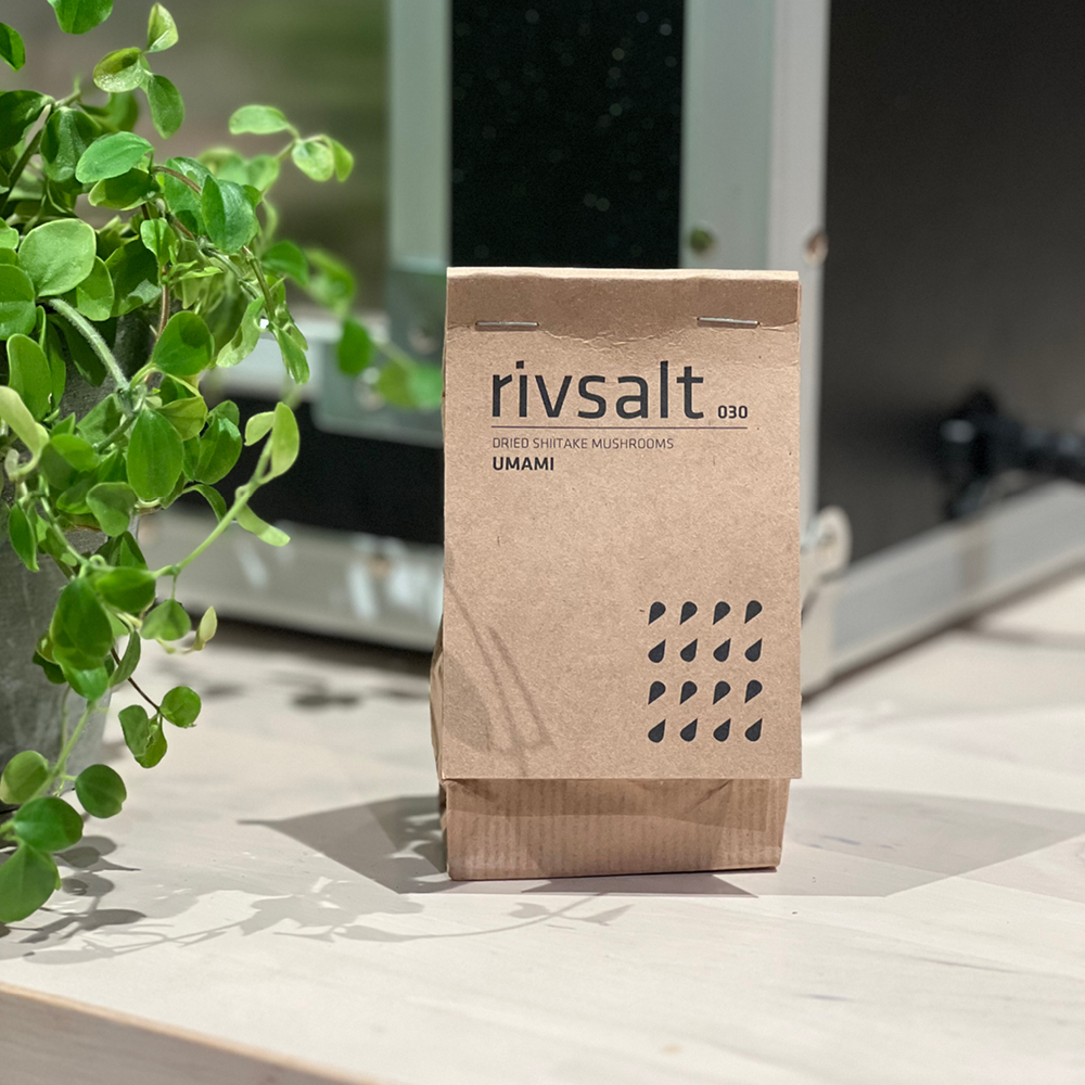 Rivsalt Torkad shiitake umami 030 refill 20 g