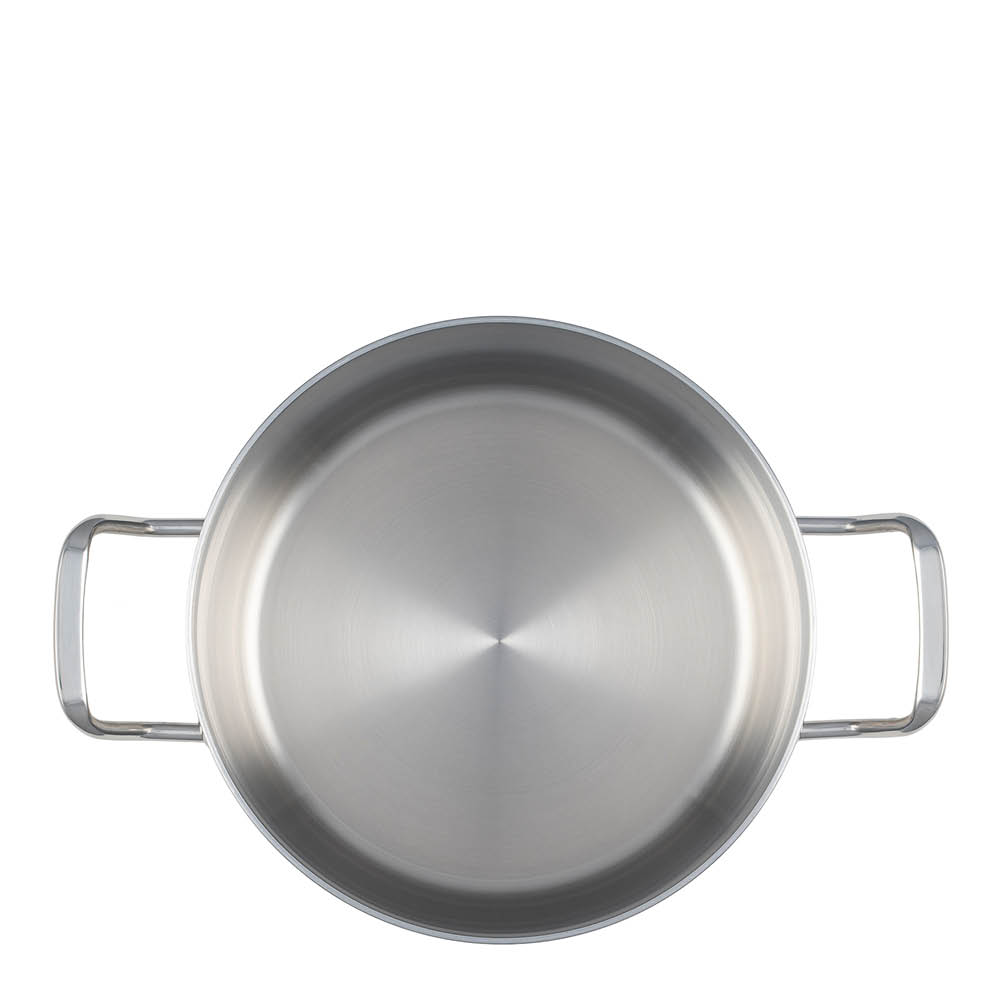 Heirol Steely Classic Triply gryta med lock 24 cm 5,5 L