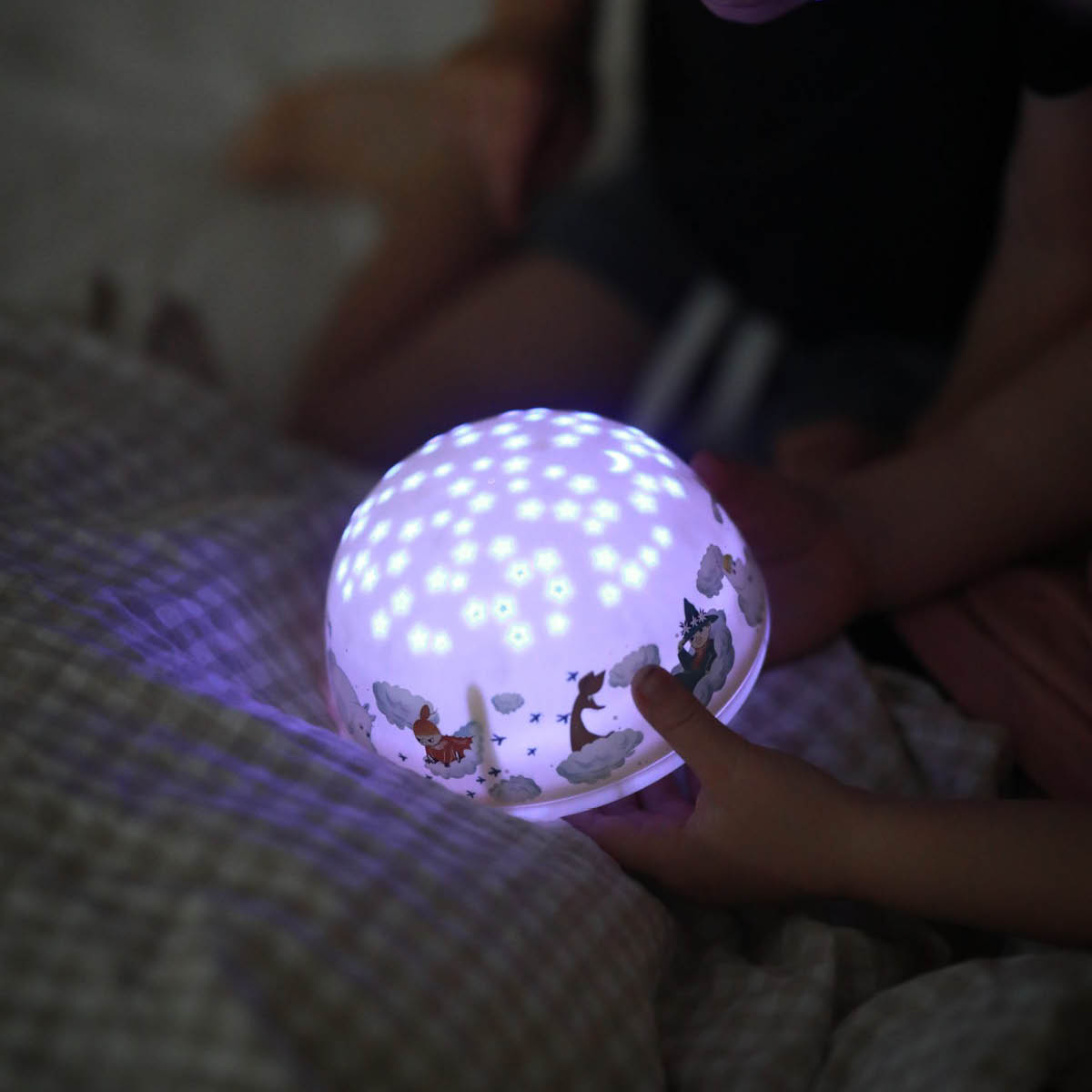 Rätt Start Mumin nattlampa med stjärnhimmel och musik