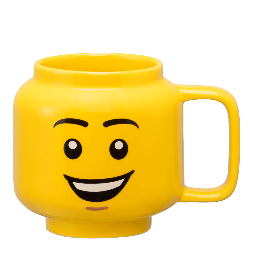 Lego Iconic krus liten glad gutt 25,5 cl gul