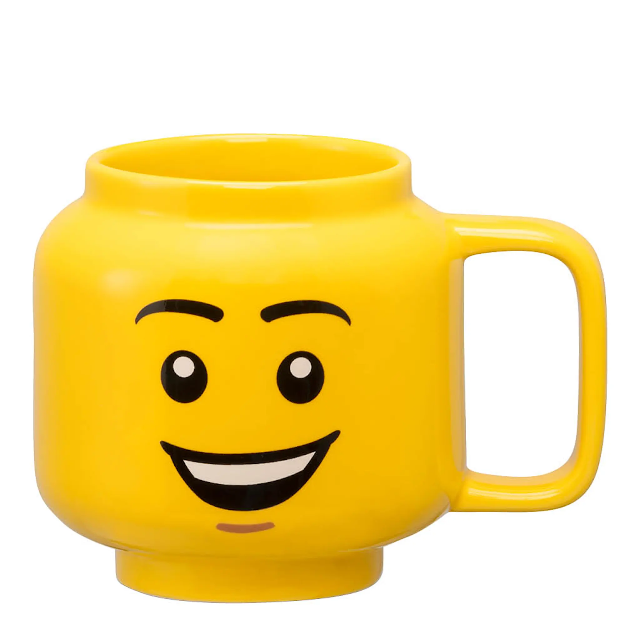 Lego Iconic krus liten glad gutt 25,5 cl gul