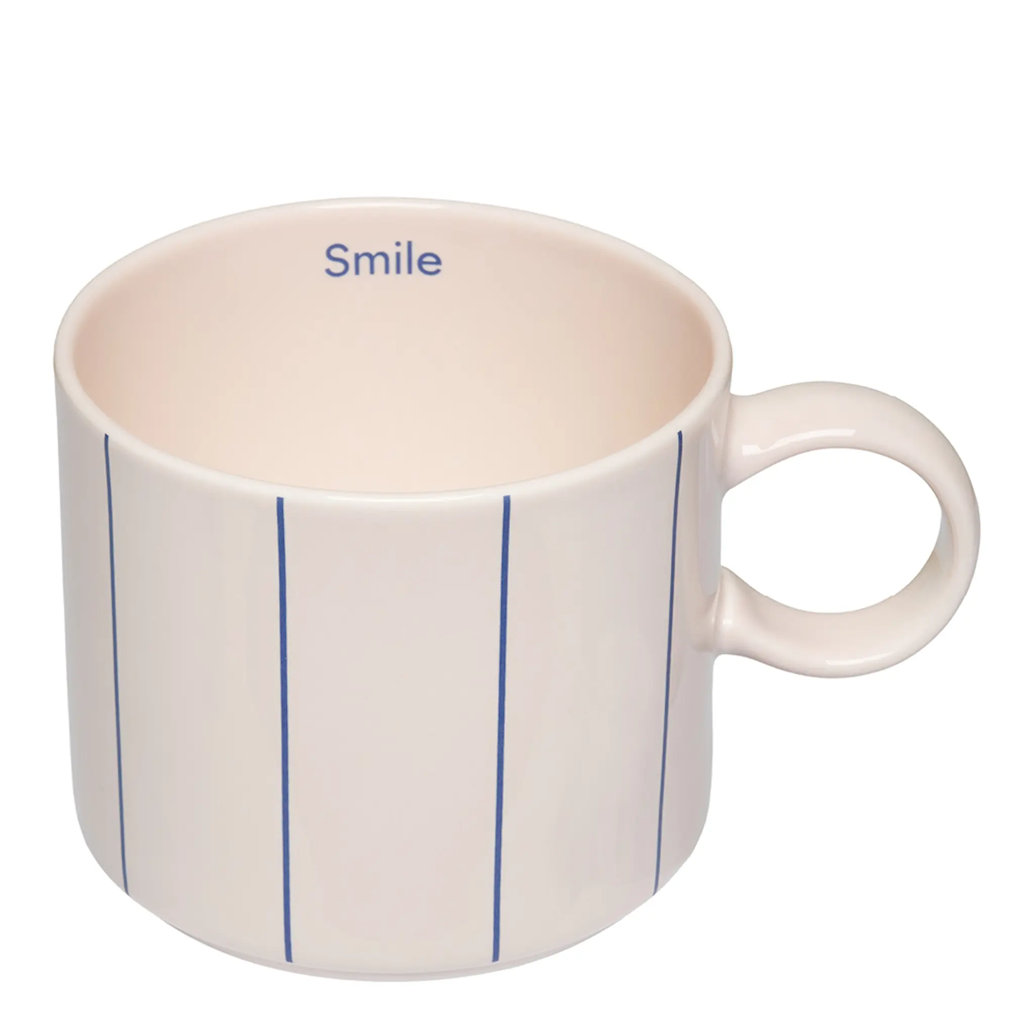 Design Letters Pyjamas Jumbomugg 40 cl Pastel beige/Midnight blue