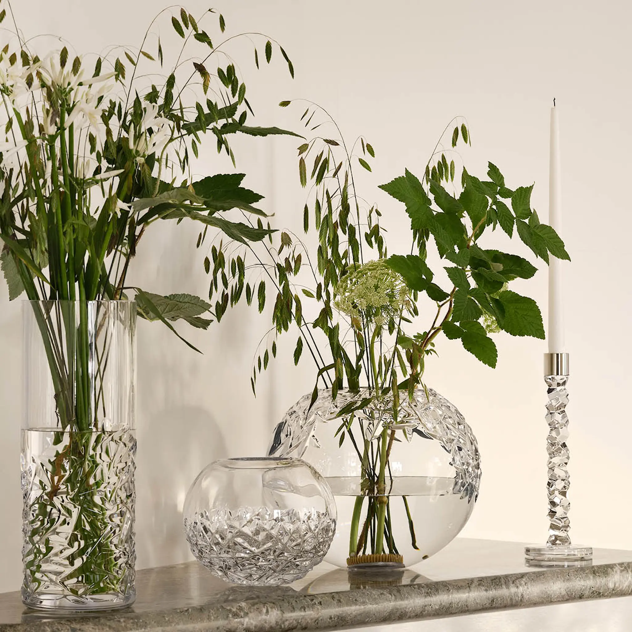 Orrefors Carat Vas Rund 25 cm
