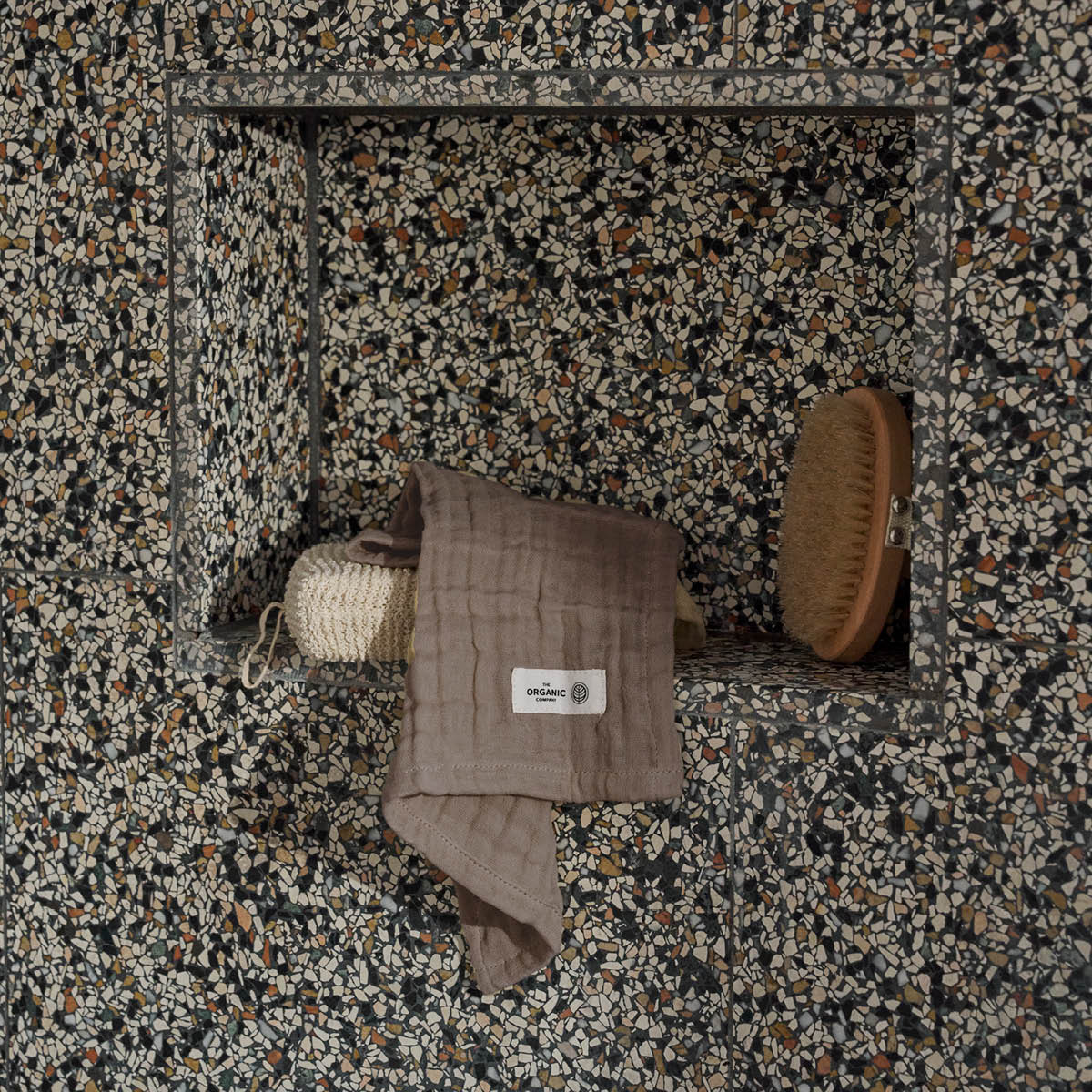 The Organic Company MILD handduk 50x80 cm clay