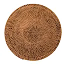 Rattan Bordstablett 36 cm Rotting/Mörkbrun