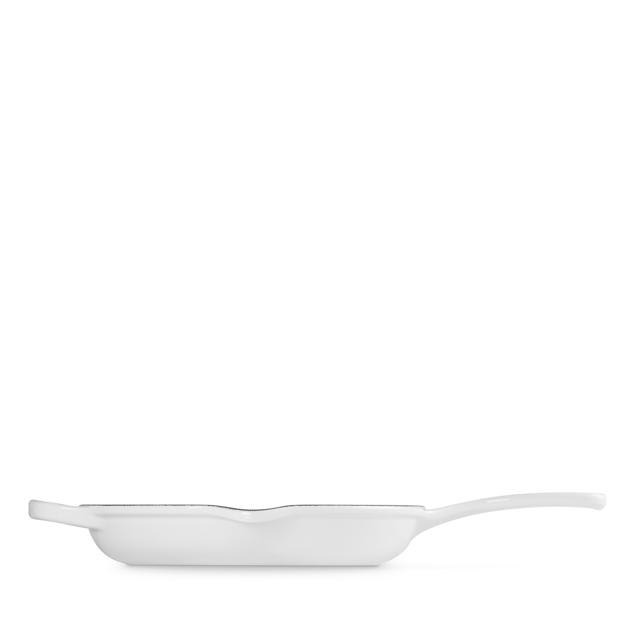 Le Creuset Signature stekpanna djup gjutjärn 26 cm white