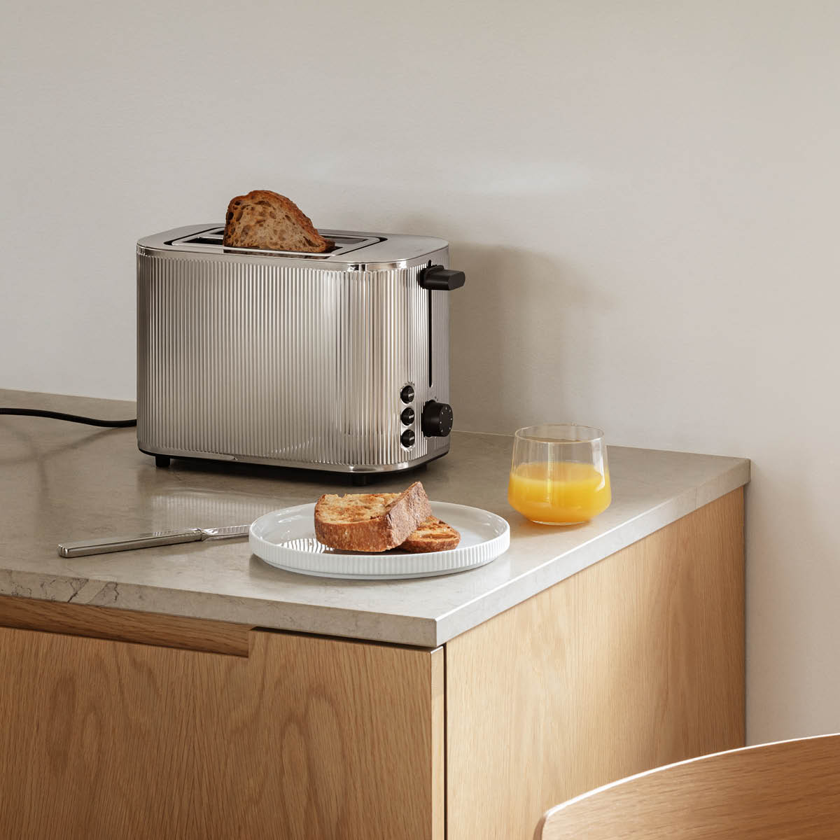 Georg Jensen Bernadotte Leivänpaahdin Teräs