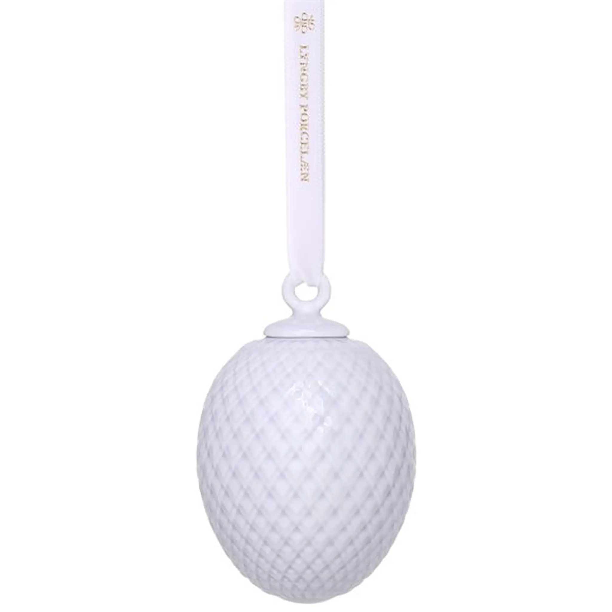 Lyngby Porcelæn Rhombe Påskhäng 7,5 cm Lavender