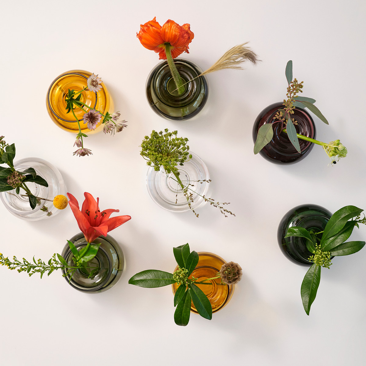 Zone Inu vas 11x9 cm moss green