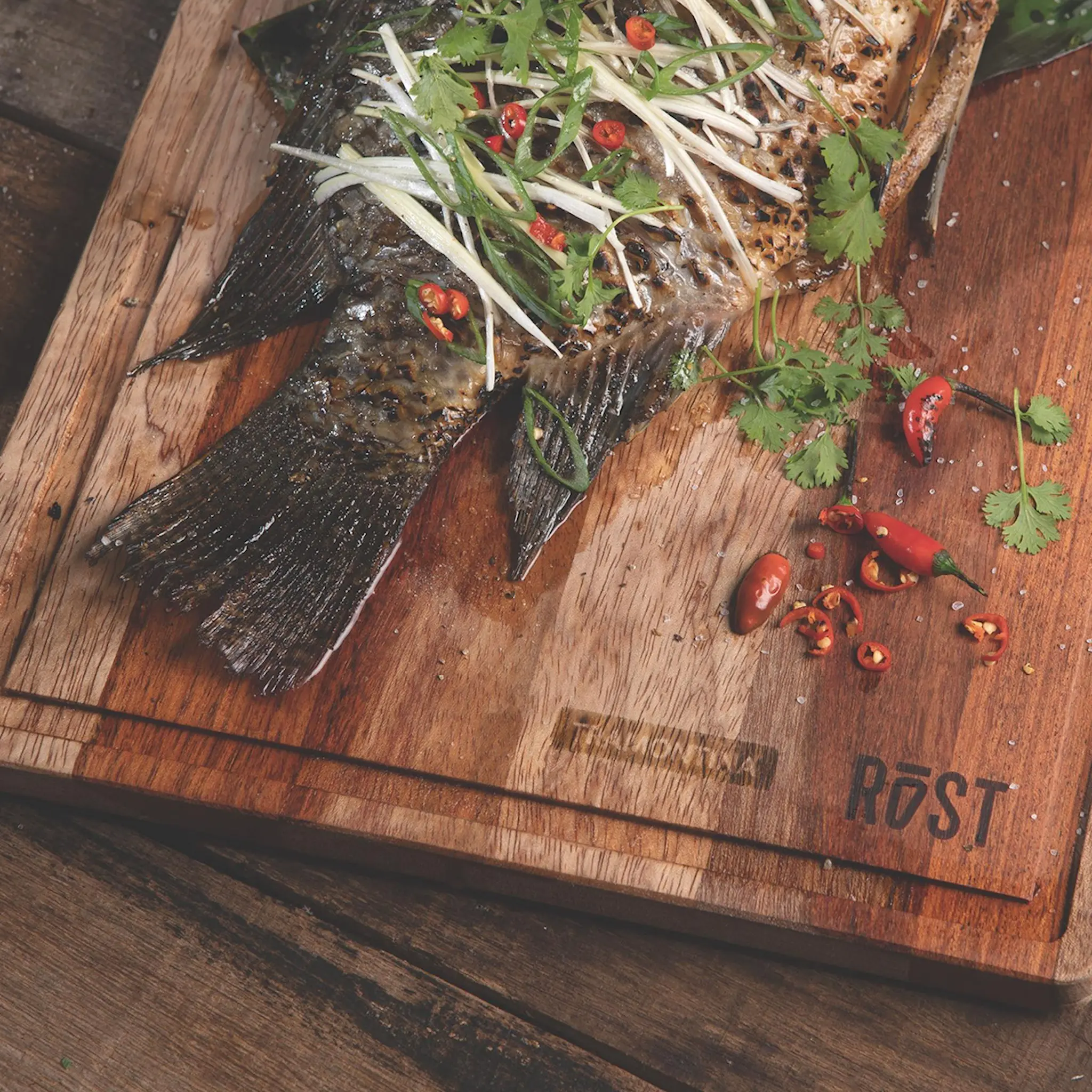 Tramontina Wooden Board skärbräda / serveringsbräda 40x28 cm