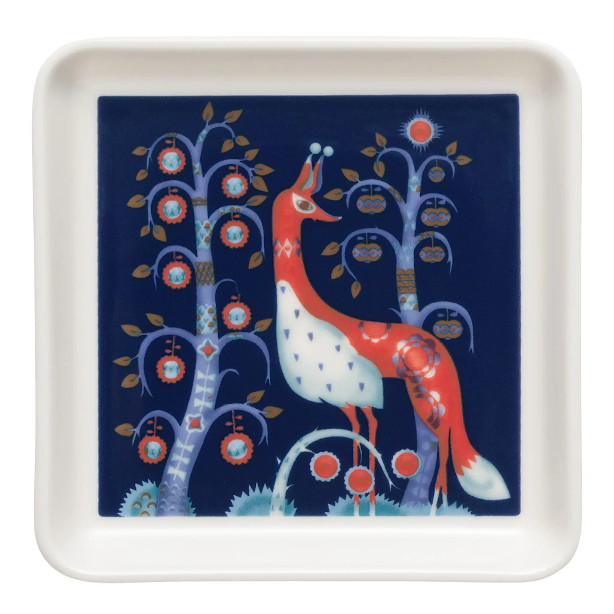 iittala Taika tallrik kvadrat 12x12 cm blå