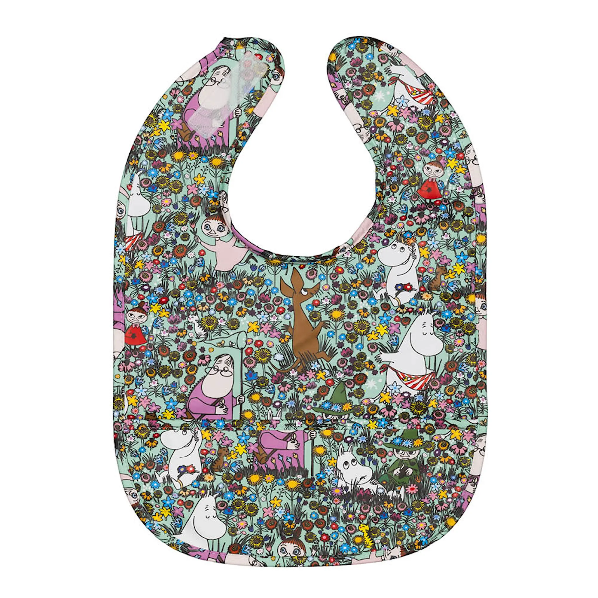 Rätt Start Mumin haklapp Äng grön