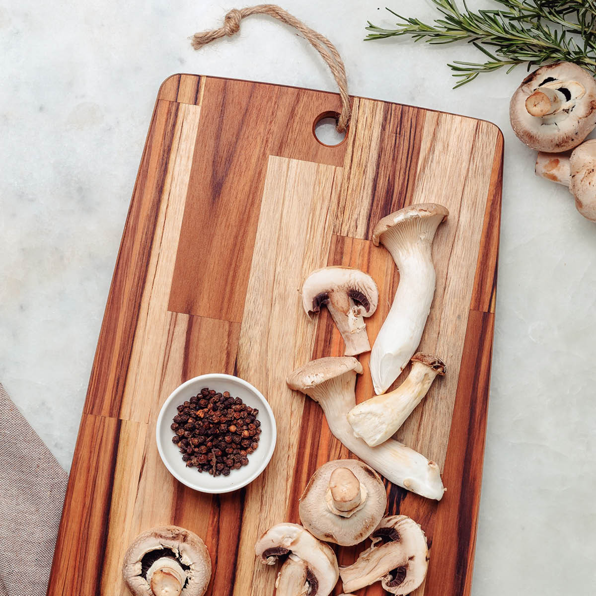 Tramontina Wooden board skjærefjøl i tre 40x27 cm teak