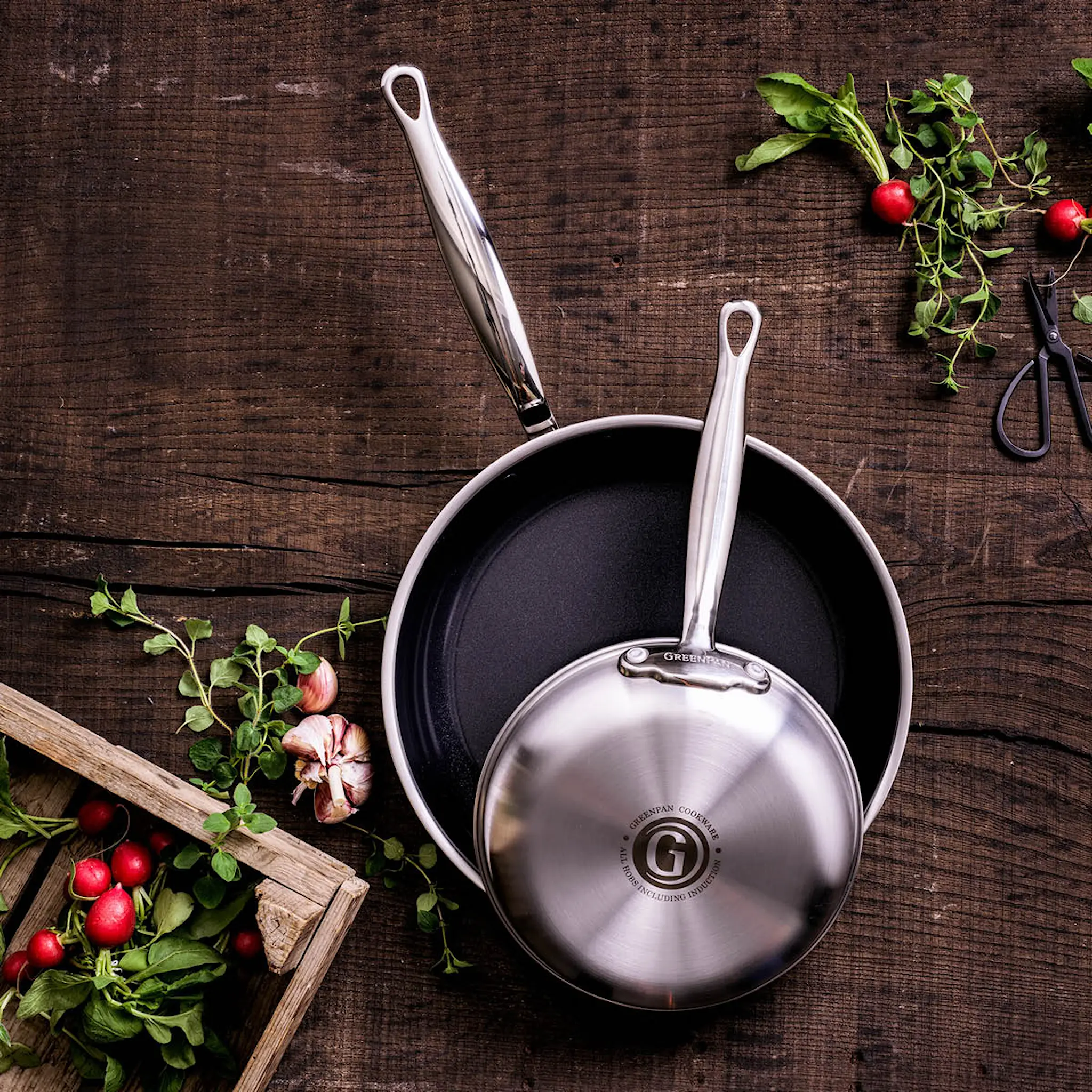 GreenPan Premiere paistinpannusetti 20+28 cm
