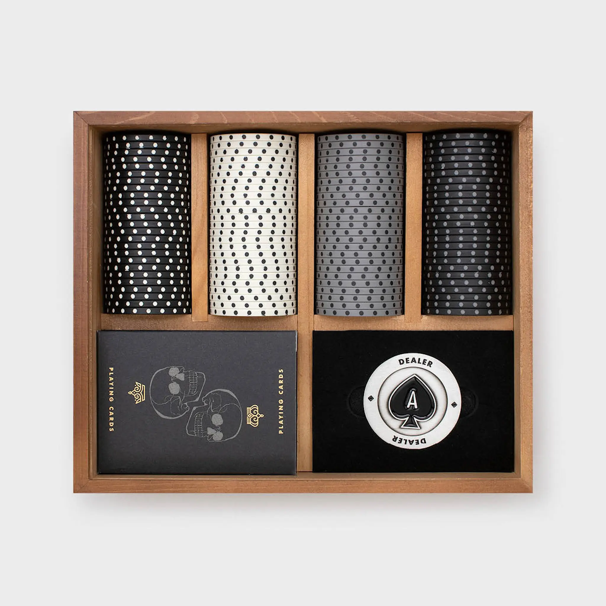 Iron & Glory Pokerset Dead Man's Hand trälåda