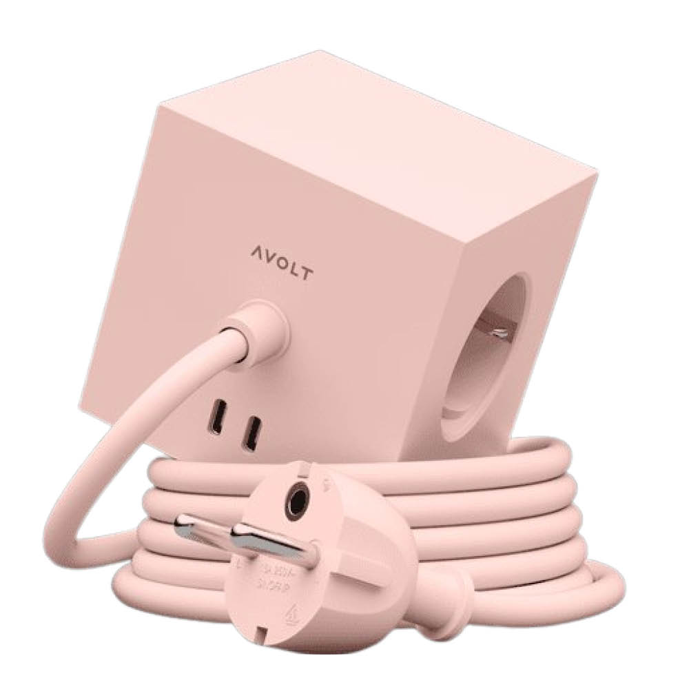 Avolt - Square 1 USB-C kaapeli 1,8 m New Pink