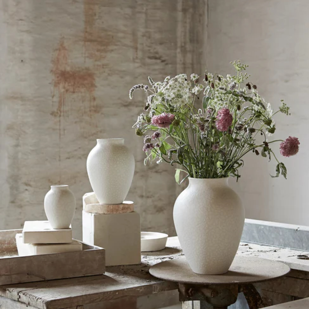 Knabstrup Keramik Knabstrup Maljakko 12,5 cm Valkoinen