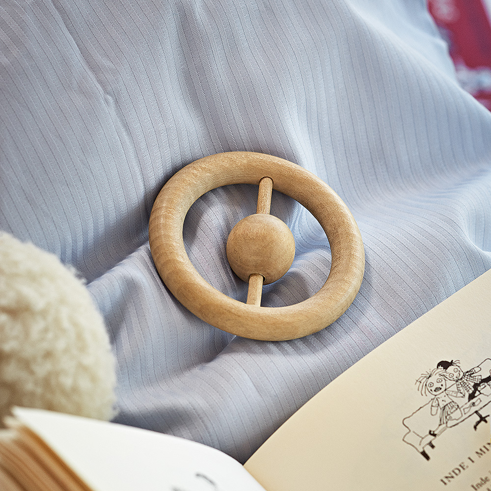 Kay Bojesen Denmark Puinen Helistin 8 cm Koivu