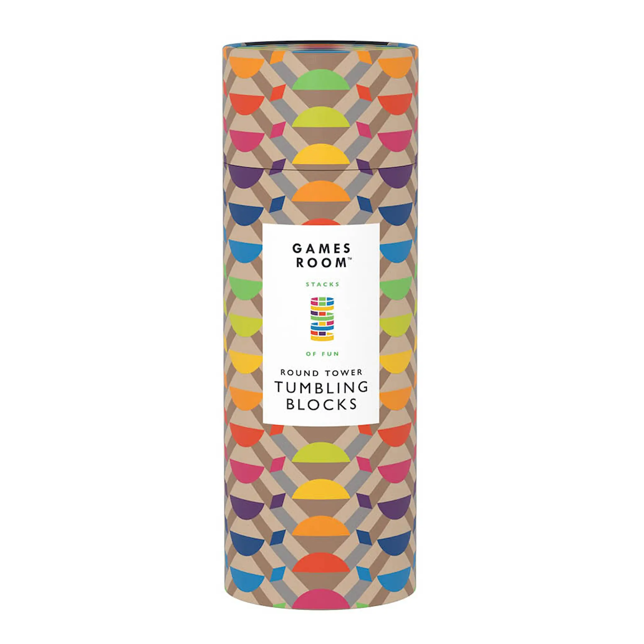 Games Room Jenga rund multicolor