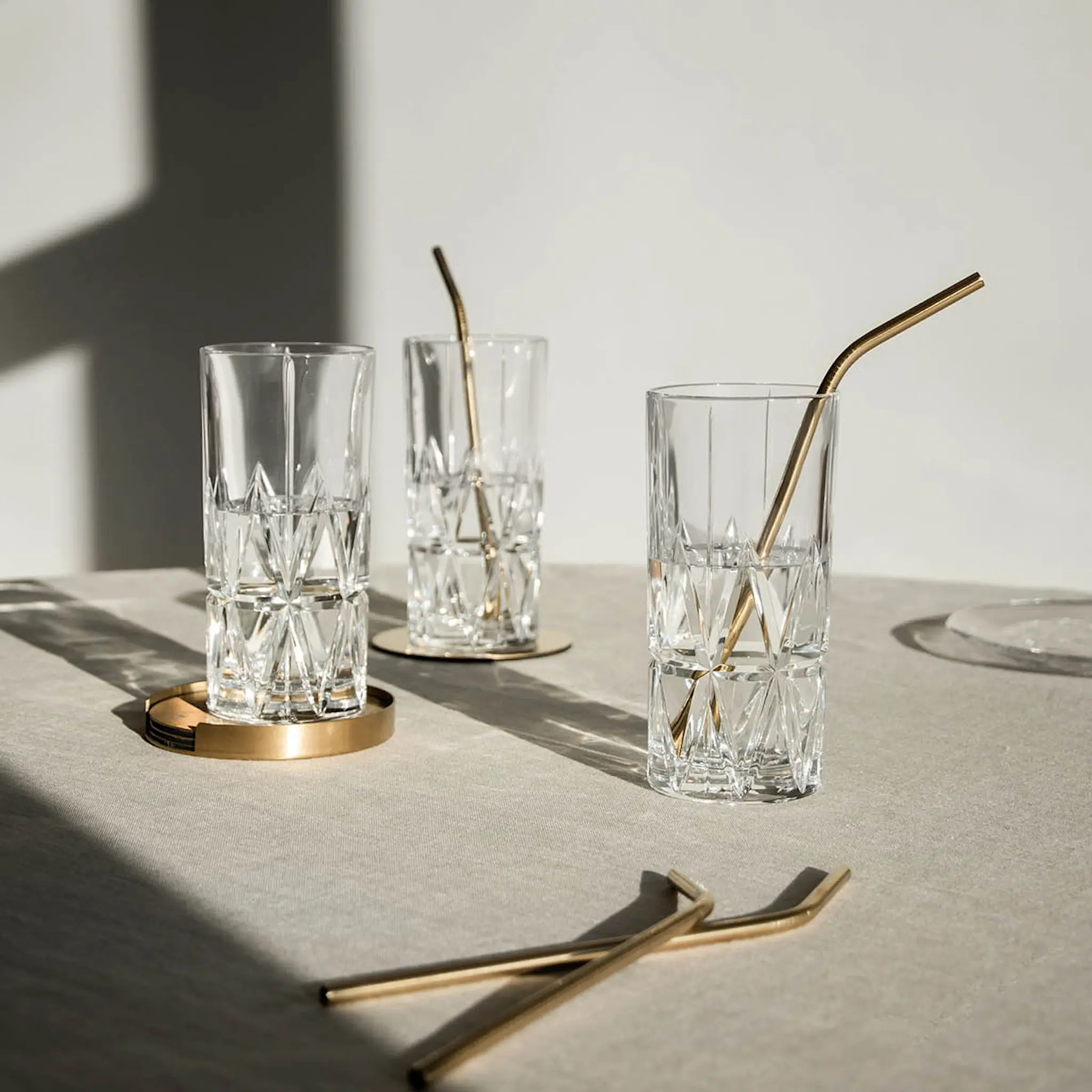 Orrefors Peak Sugrör 4-pack med rengöringsborste