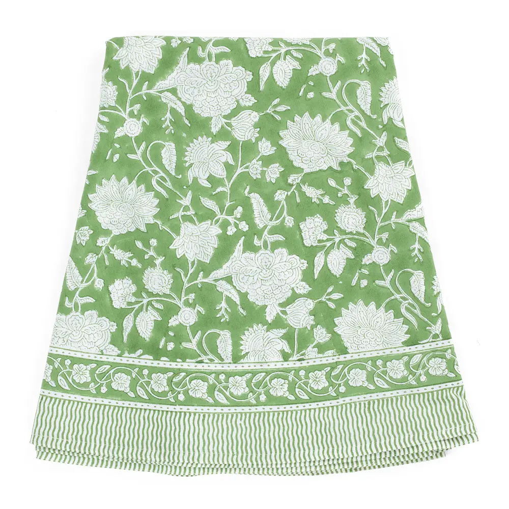 Indian Rose Pöytäliina Ø160 cm Green Tea